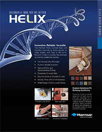 Harmar Helix curved stair lifts brochure PDF cover